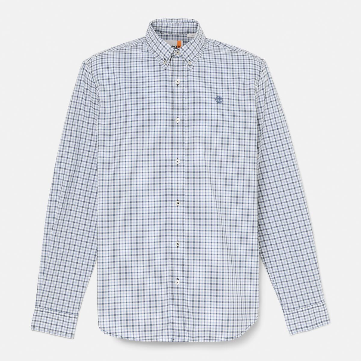 Men's Stretch Poplin Gingham Shirt